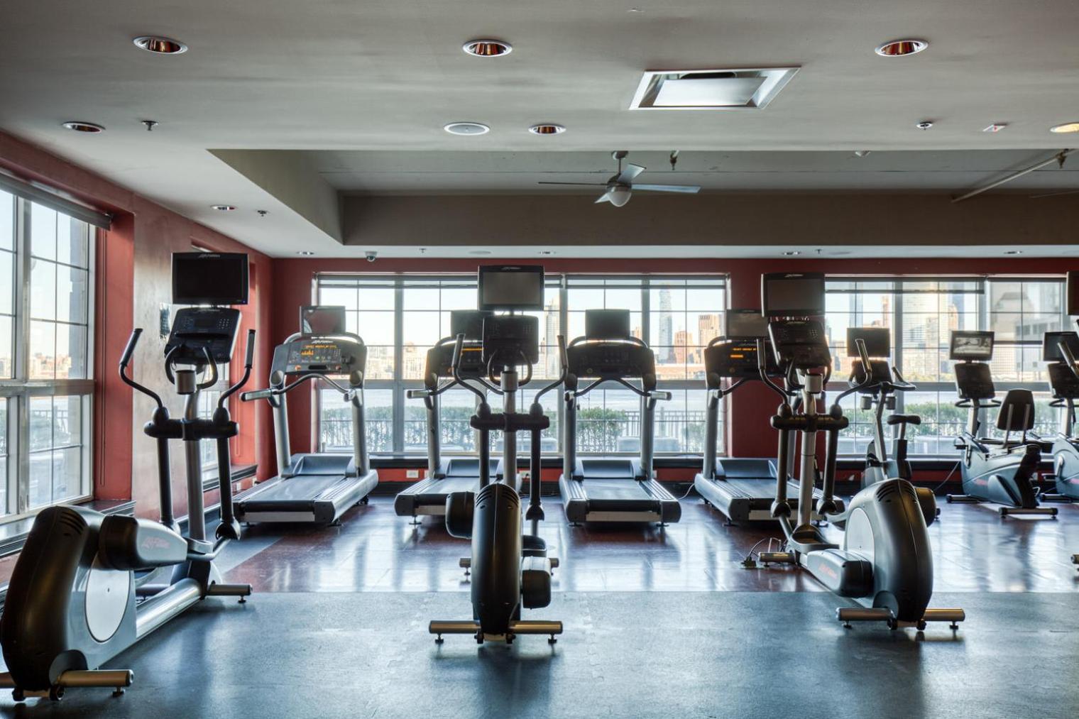 Apartment Jersey 2br W Wd Gym Elevator Nr Path Nyc-672 *