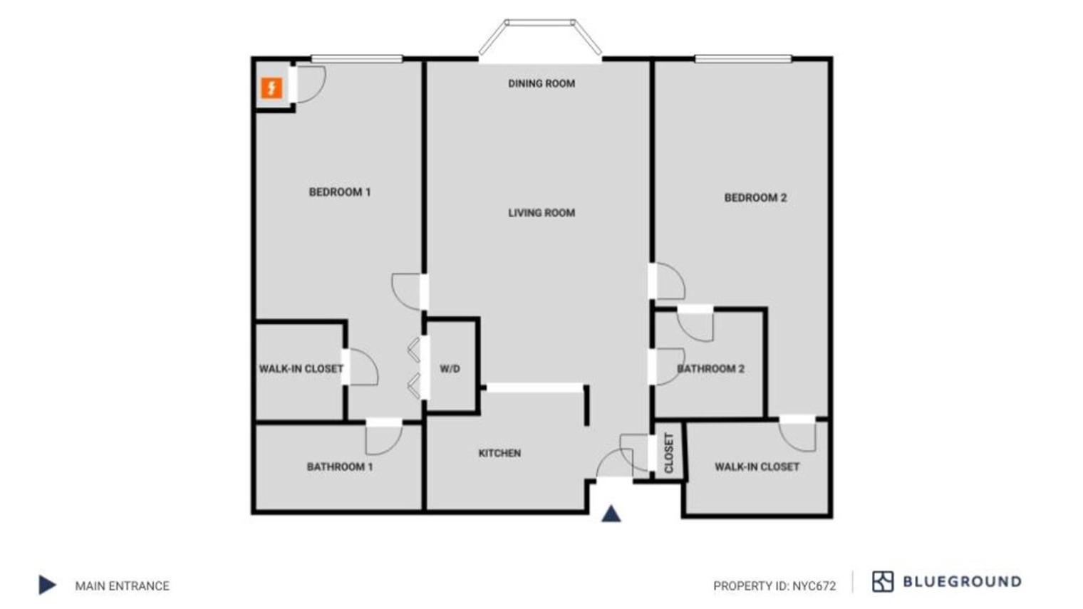 Jersey 2br W Wd Gym Elevator Nr Path Nyc-672 * New York