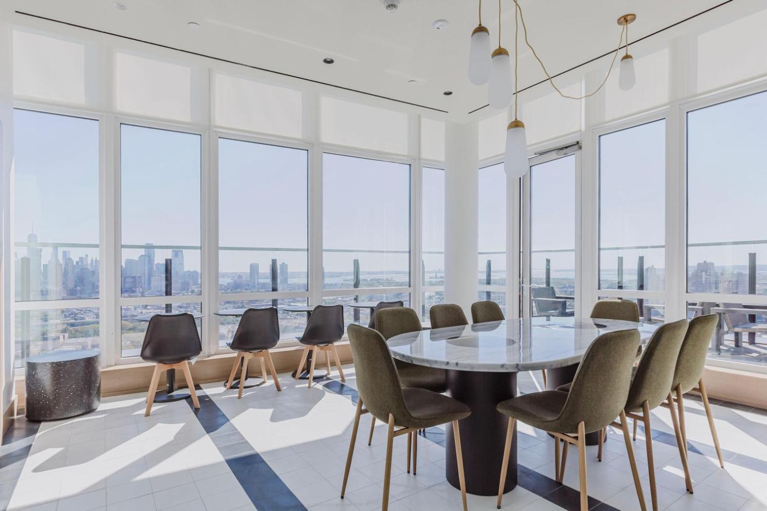 Apartment Blueground Jersey City Rooftop Gym Lounge Nyc-1578 *
