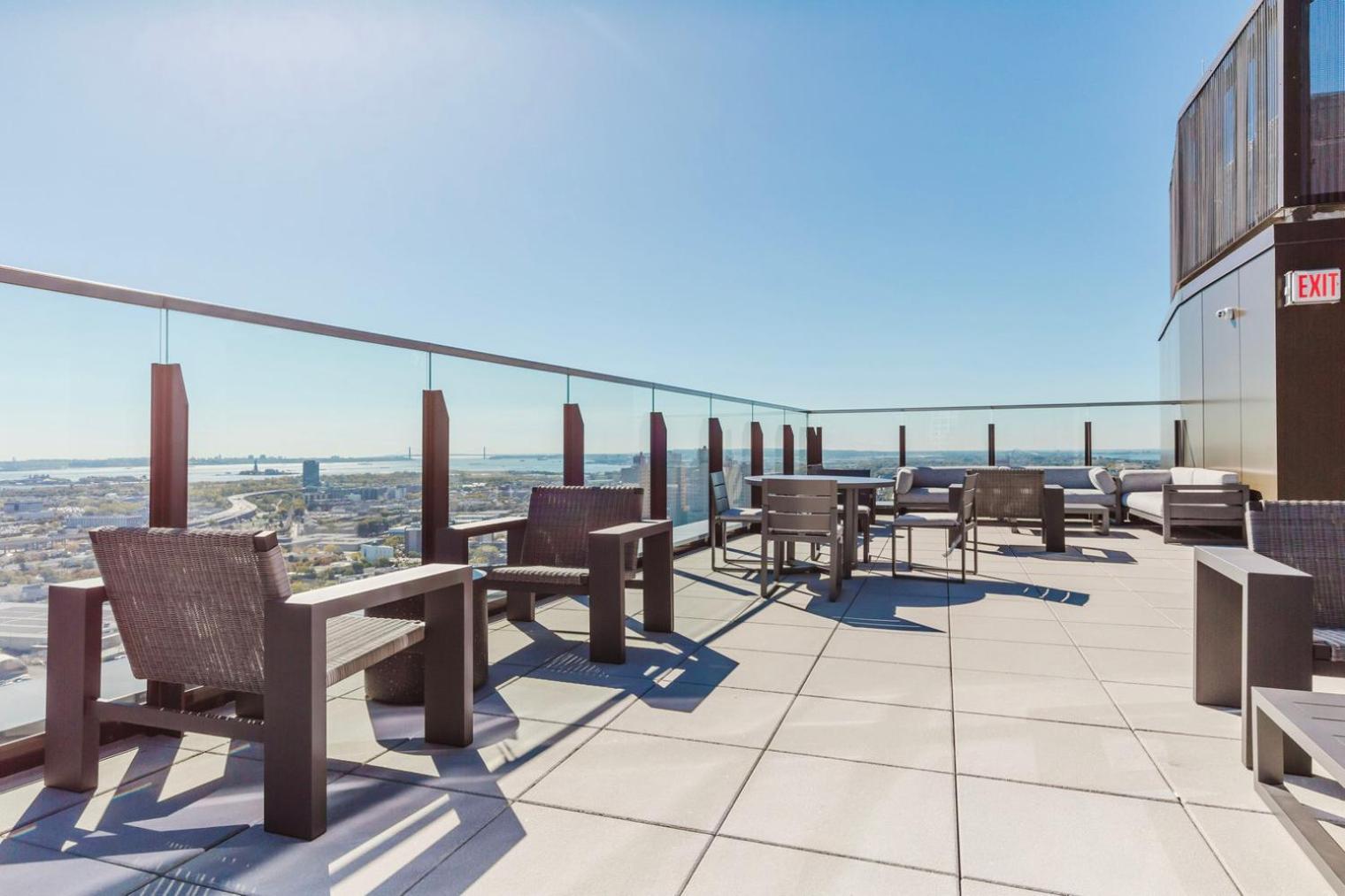 Blueground Jersey City Rooftop Gym Lounge Nyc-1578 Apartment