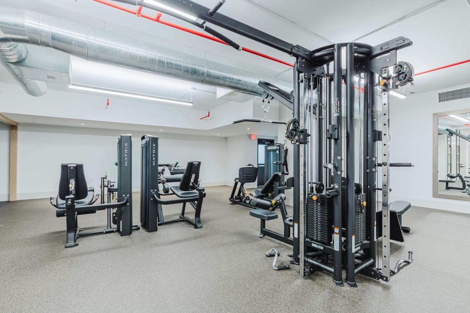 Blueground Jersey City Rooftop Gym Lounge Nyc-1578 New York