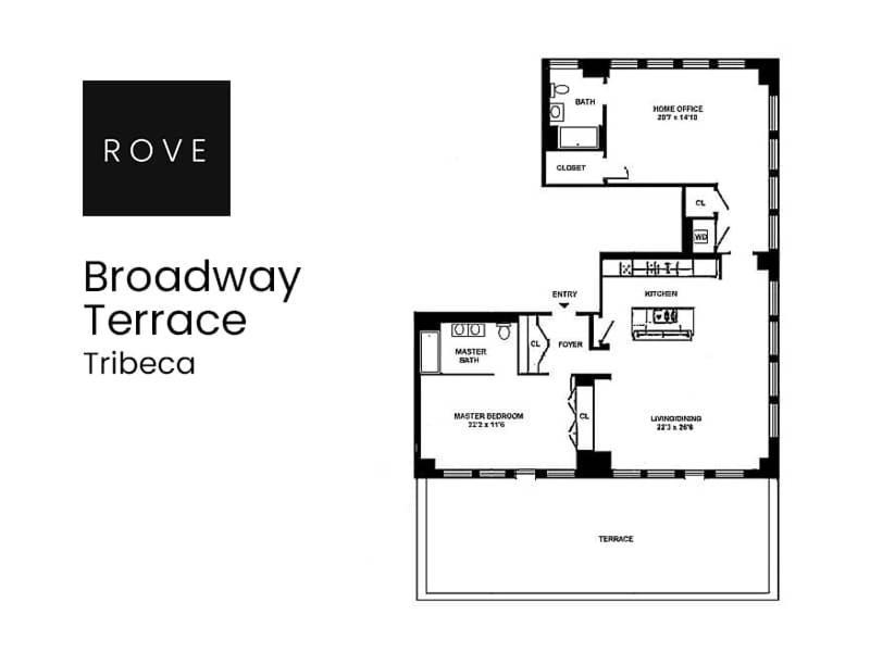 Holiday home Broadway Terrace By Rove Loft With Private Terrace New York
