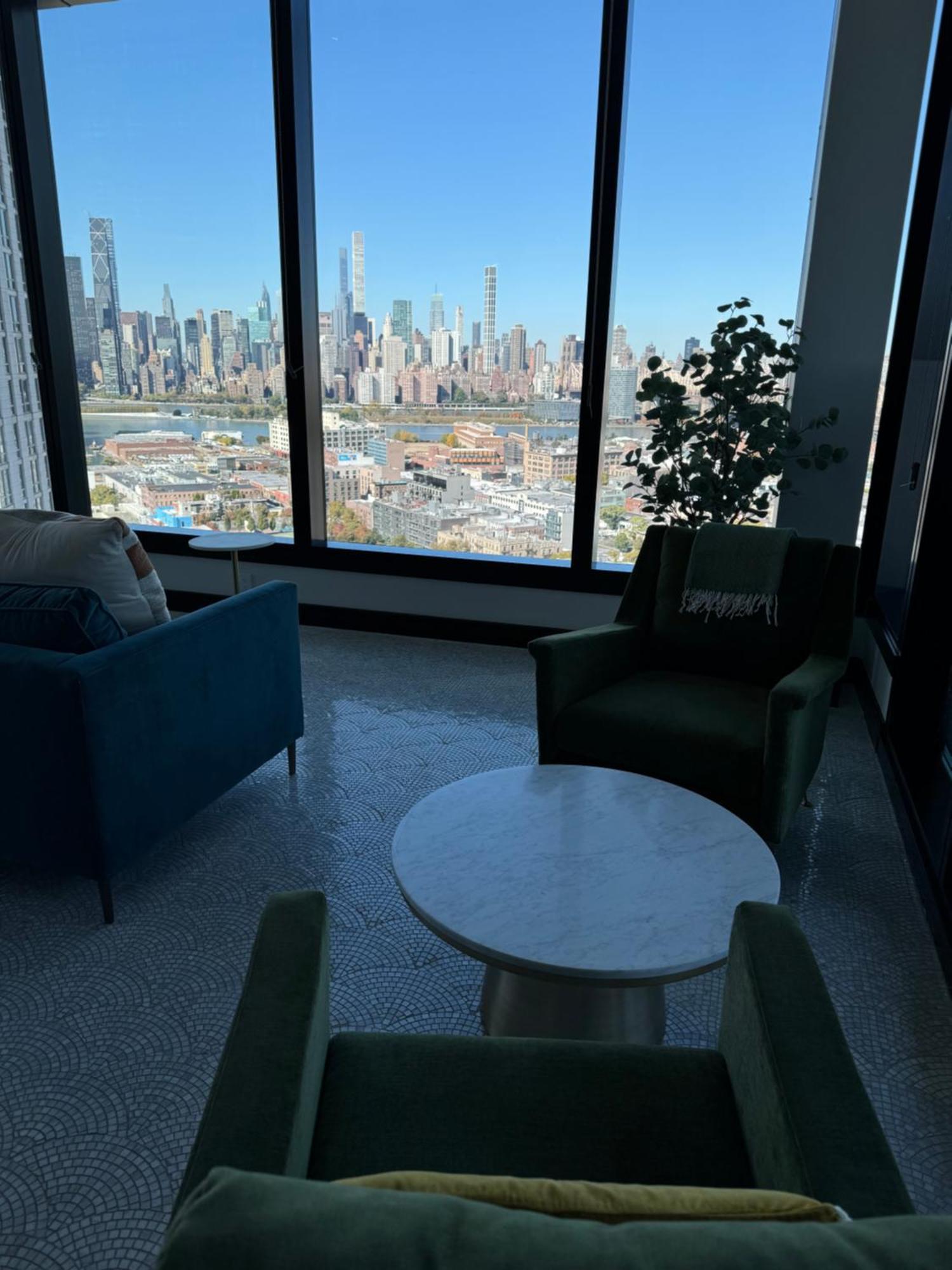 Beautiful Luxury Fantastic Manhattan Skyline View One Bedroom
