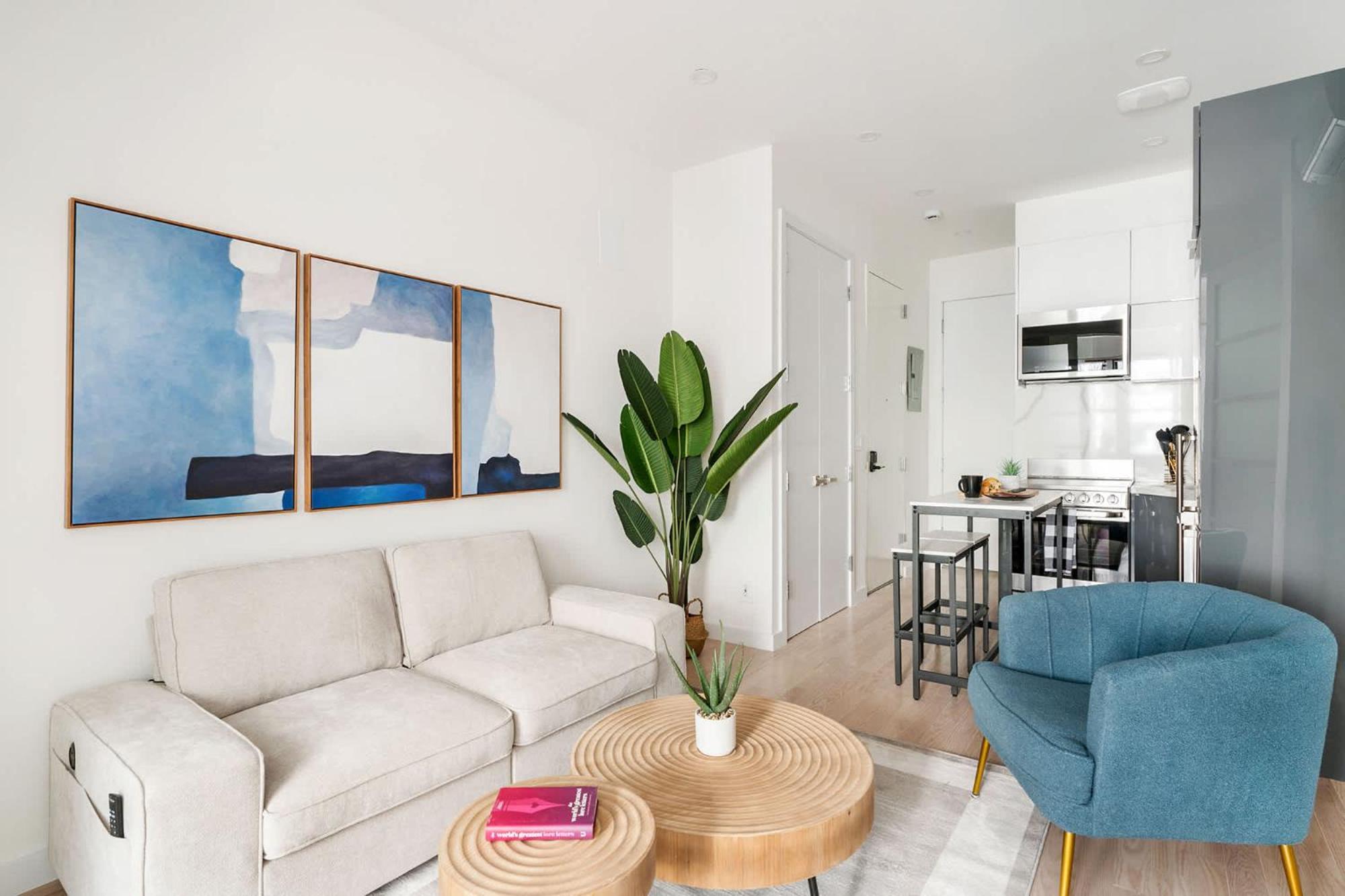 317-1b Sleek Modern 1br Union Square Wd In Unit