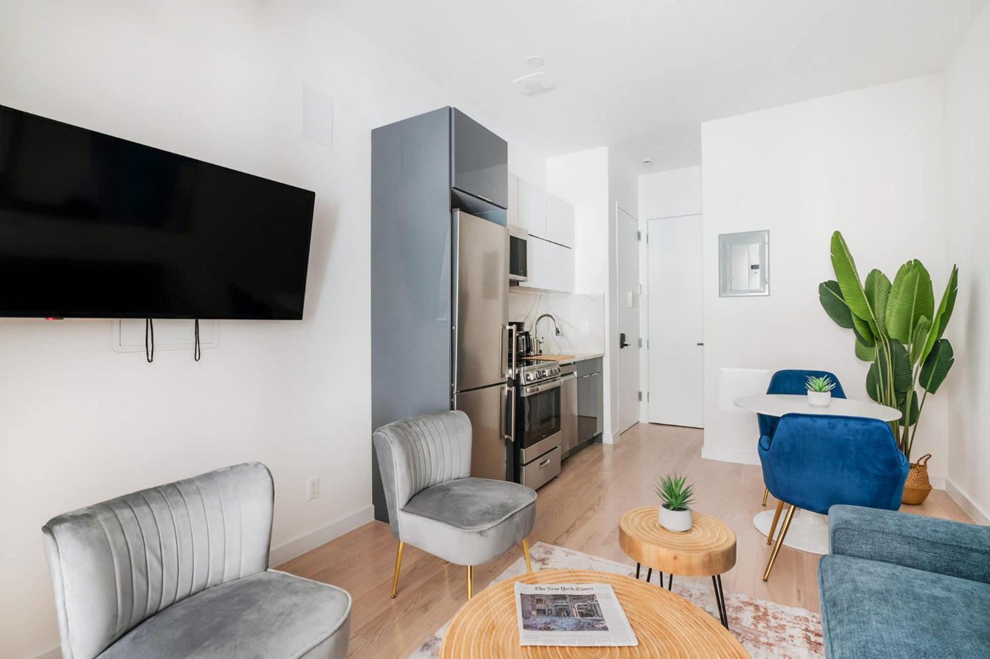 319-b Sleek Modern 1br W Outdoor Space Union Square Wd In Unit * New York