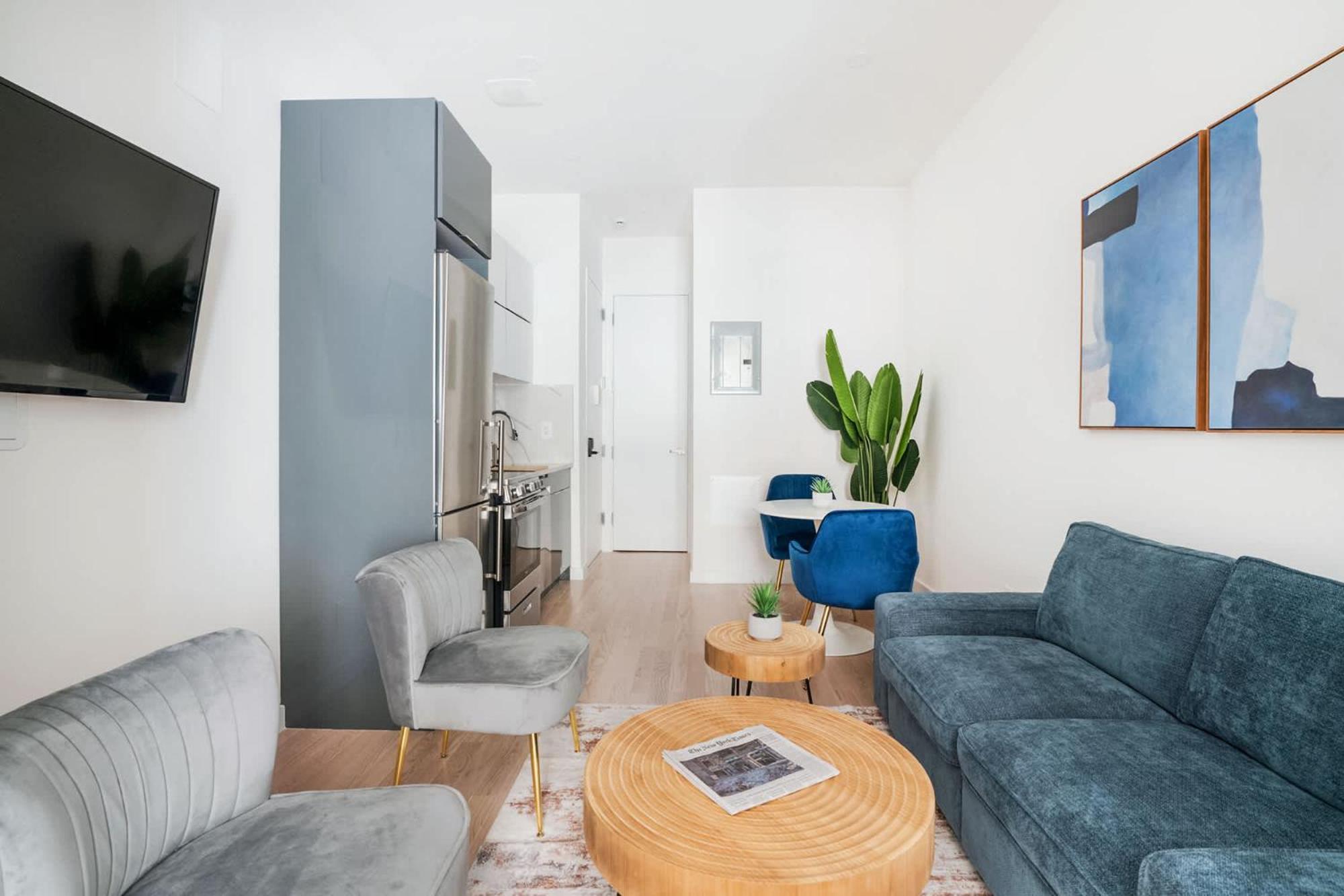 319-b Sleek Modern 1br W Outdoor Space Union Square Wd In Unit *