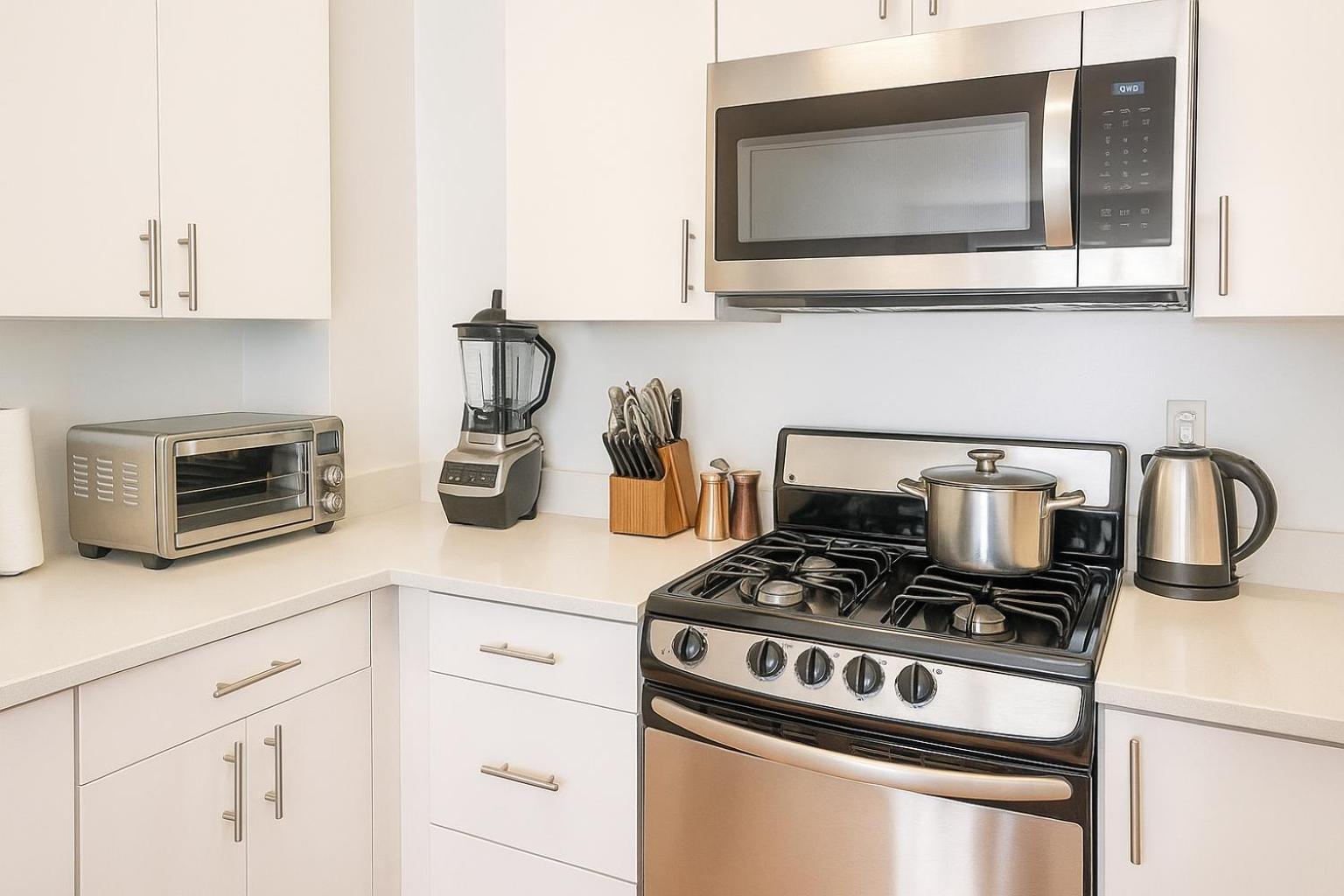 Modern With Private Bathroom And Kitchen Apartment