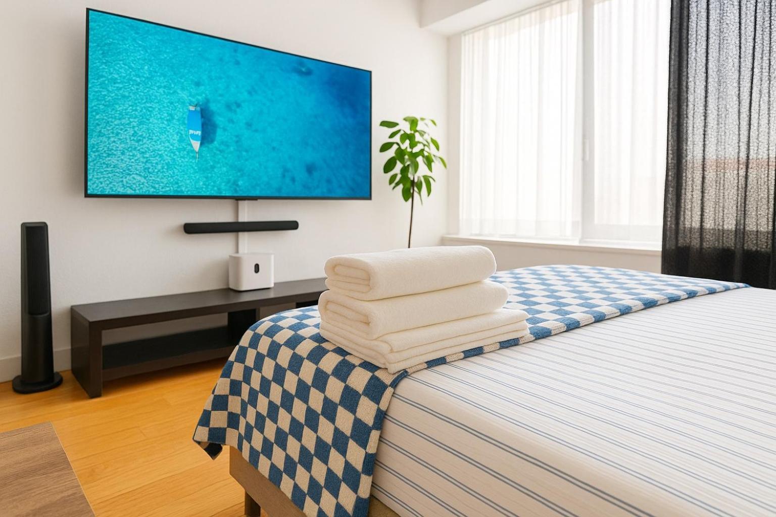 Modern With Private Bathroom And Kitchen Apartment *