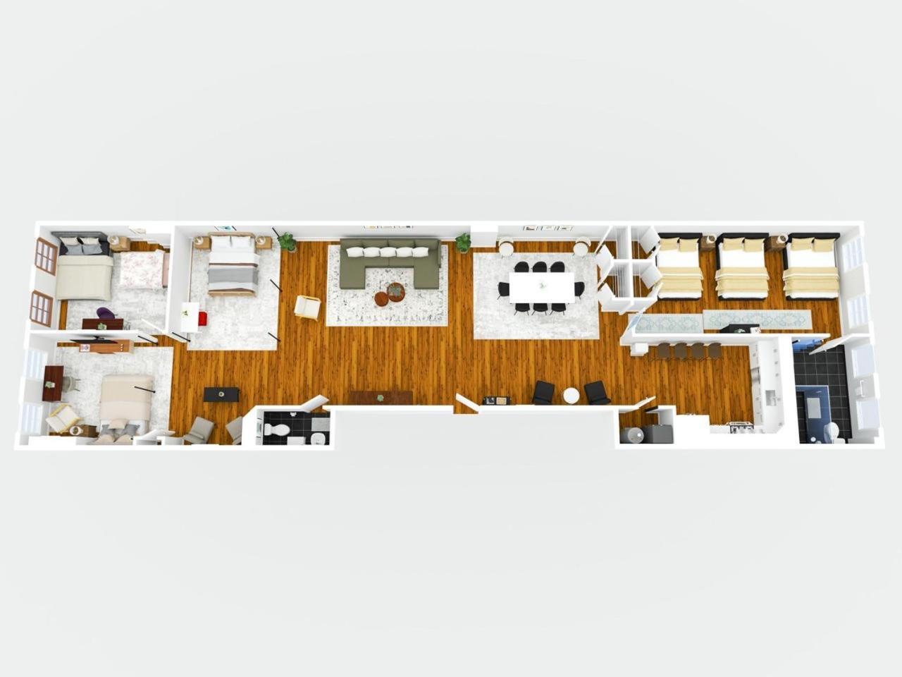 Massive Soho Loft 4 Bedrooms 2 Bath 7 Beds Hotel *