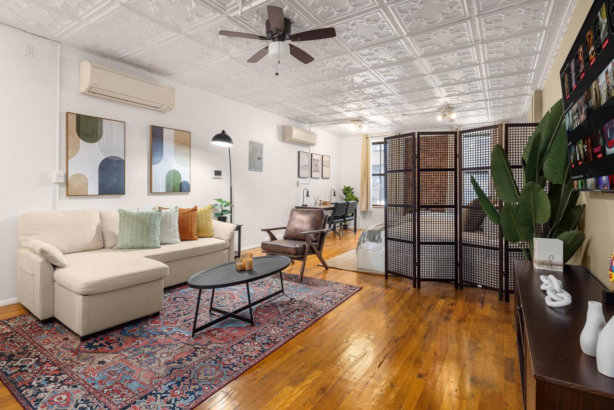 Manhattan Loft Bliss, Bright & Rustic Charm