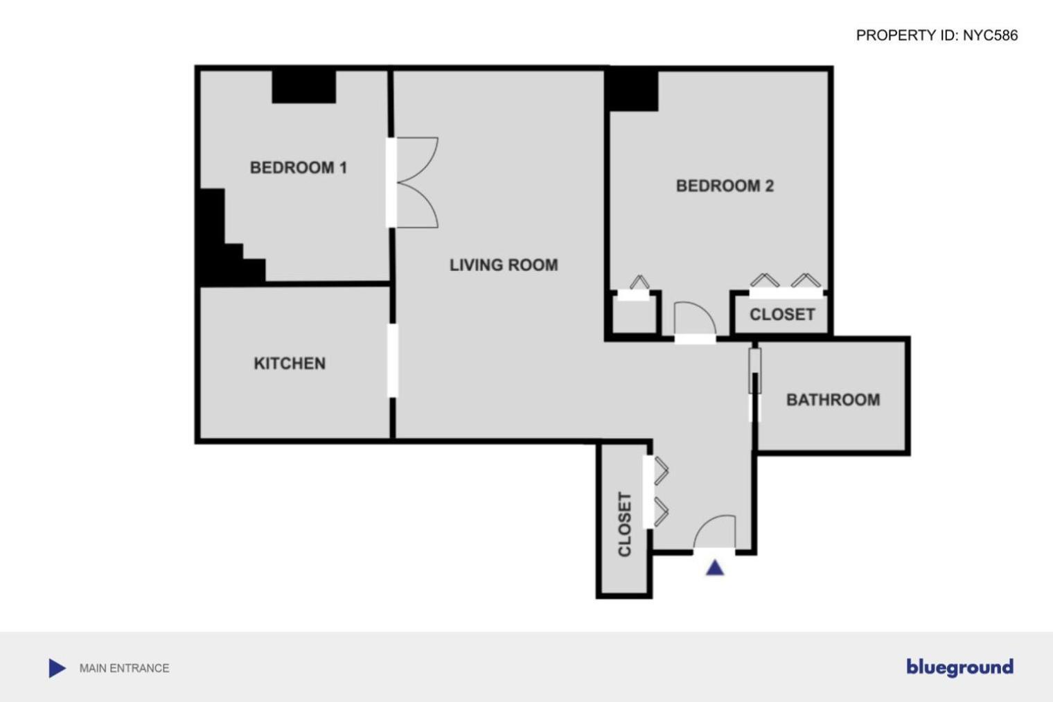 Blueground Battery Park Rooftop Nr Hudson River Nyc-586 Apartment *