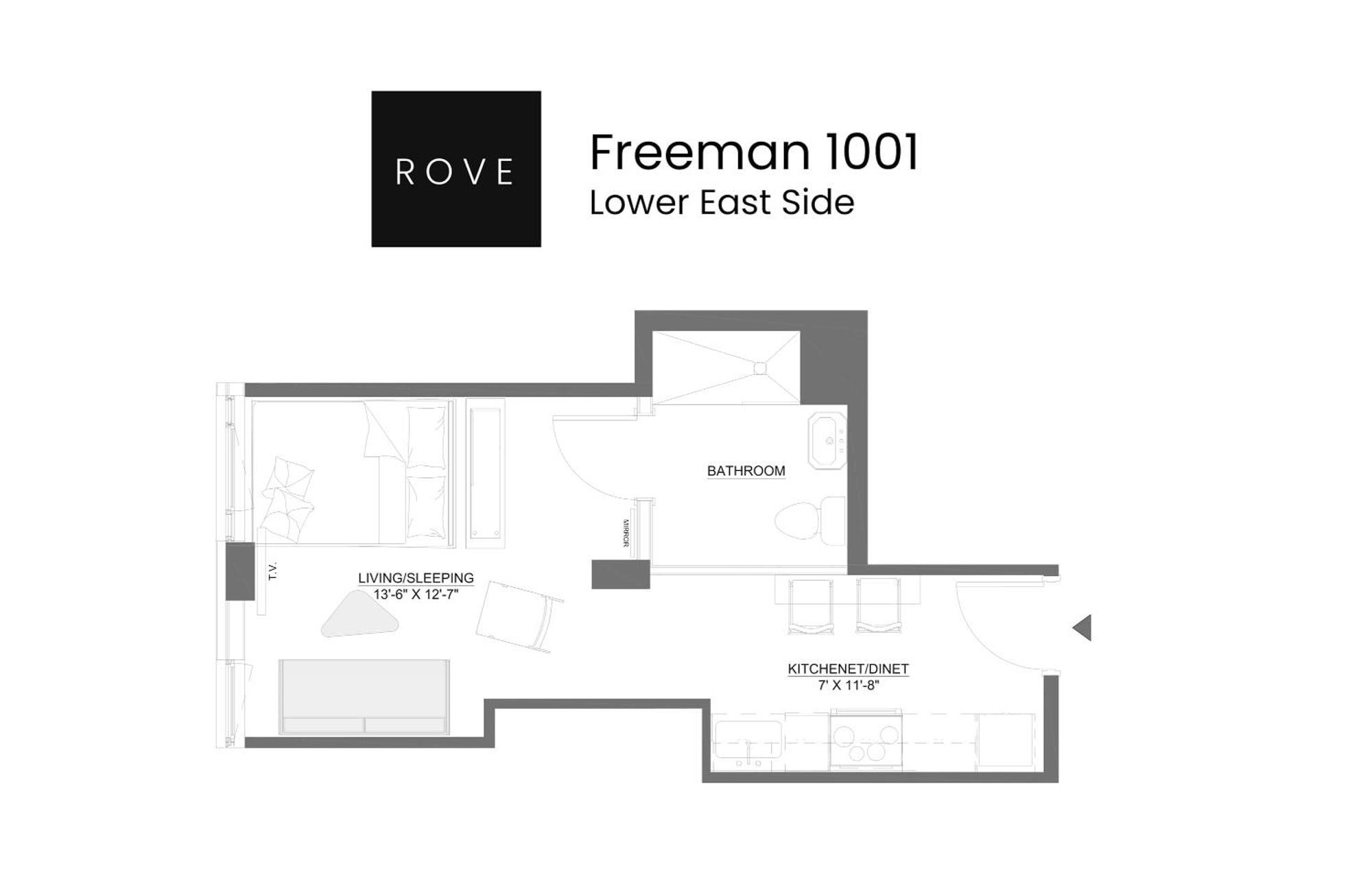 Freeman 1001 By Rove With Shared Amenities Holiday home New York