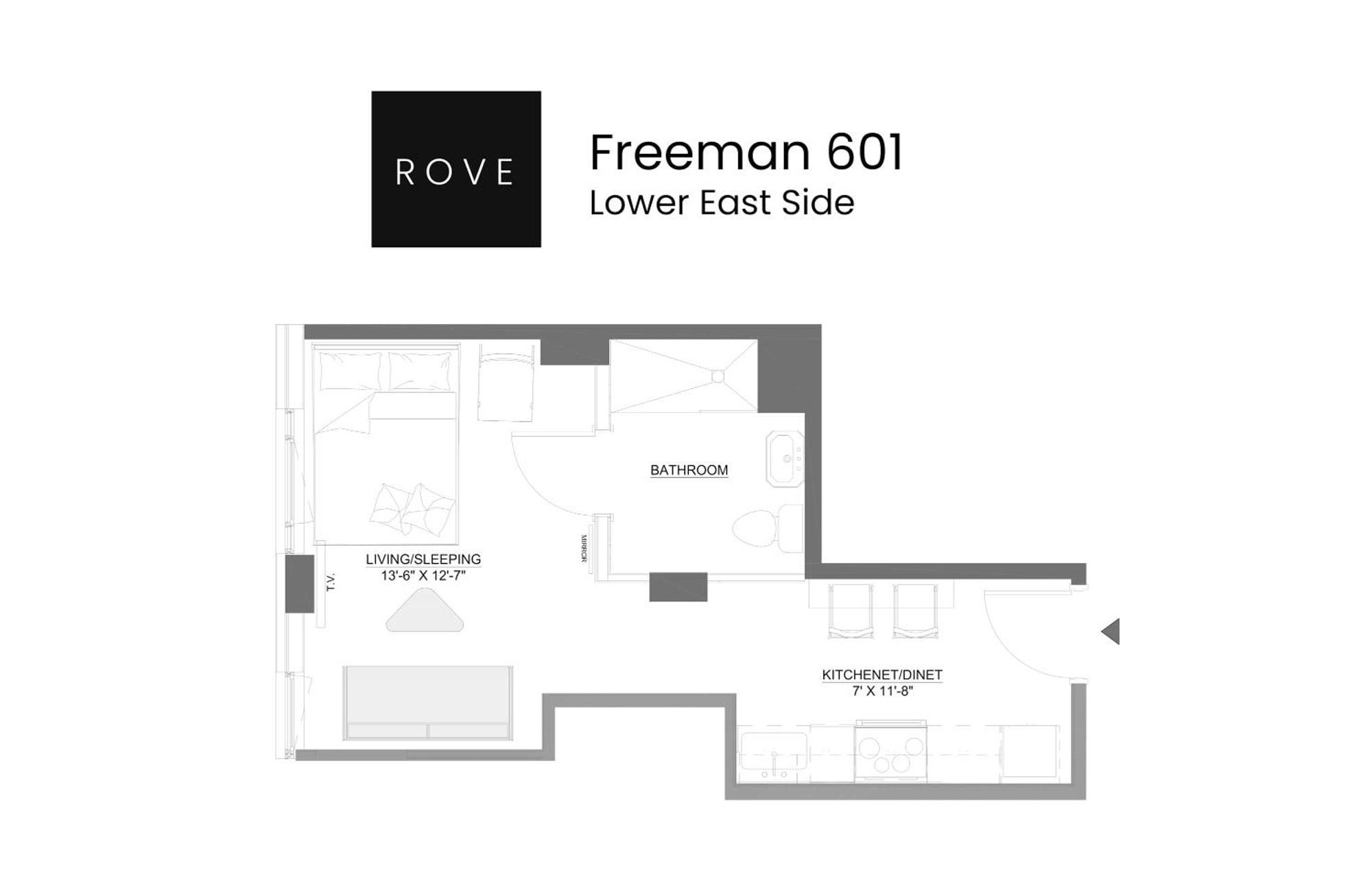 Freeman 601 By Rove With Shared Amenities New York