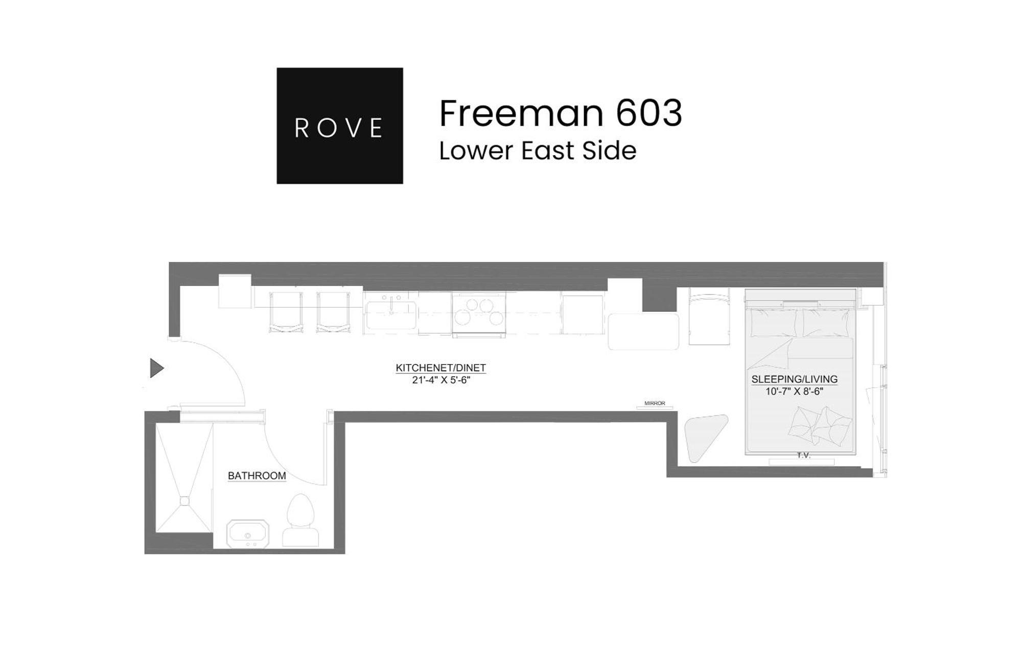 Freeman 603 By Rove Travel - With Shared Amenities *