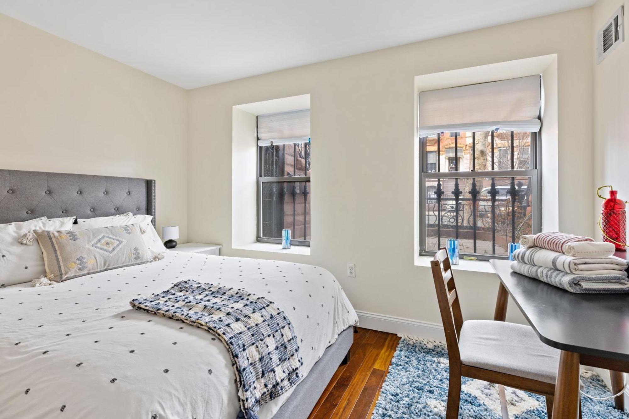 Enchanting Brownstone With A Magical Garden Apartment