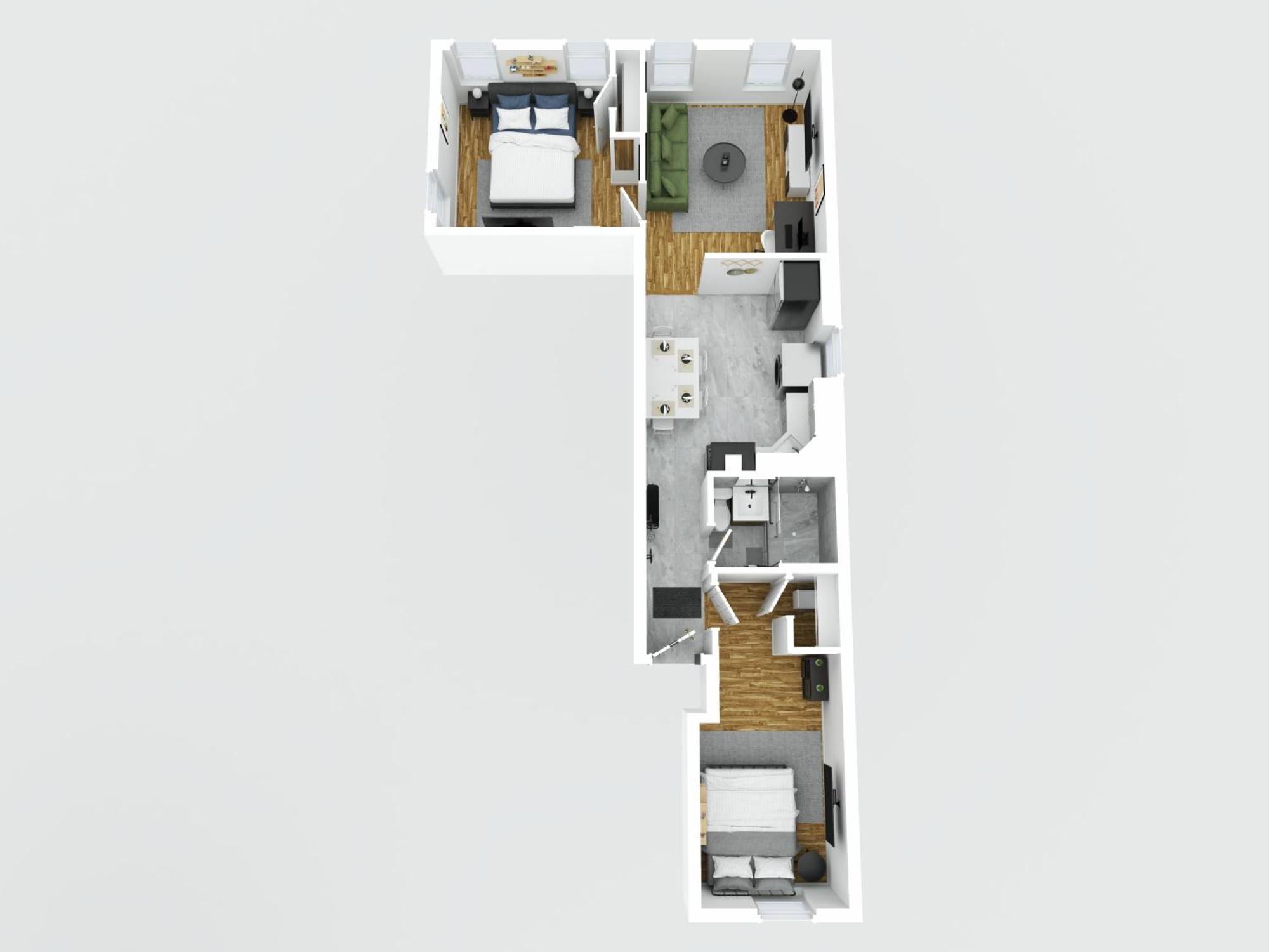 Modern 2br Retreat With Washer & Dryer - Near Subway & Lga Apartment *