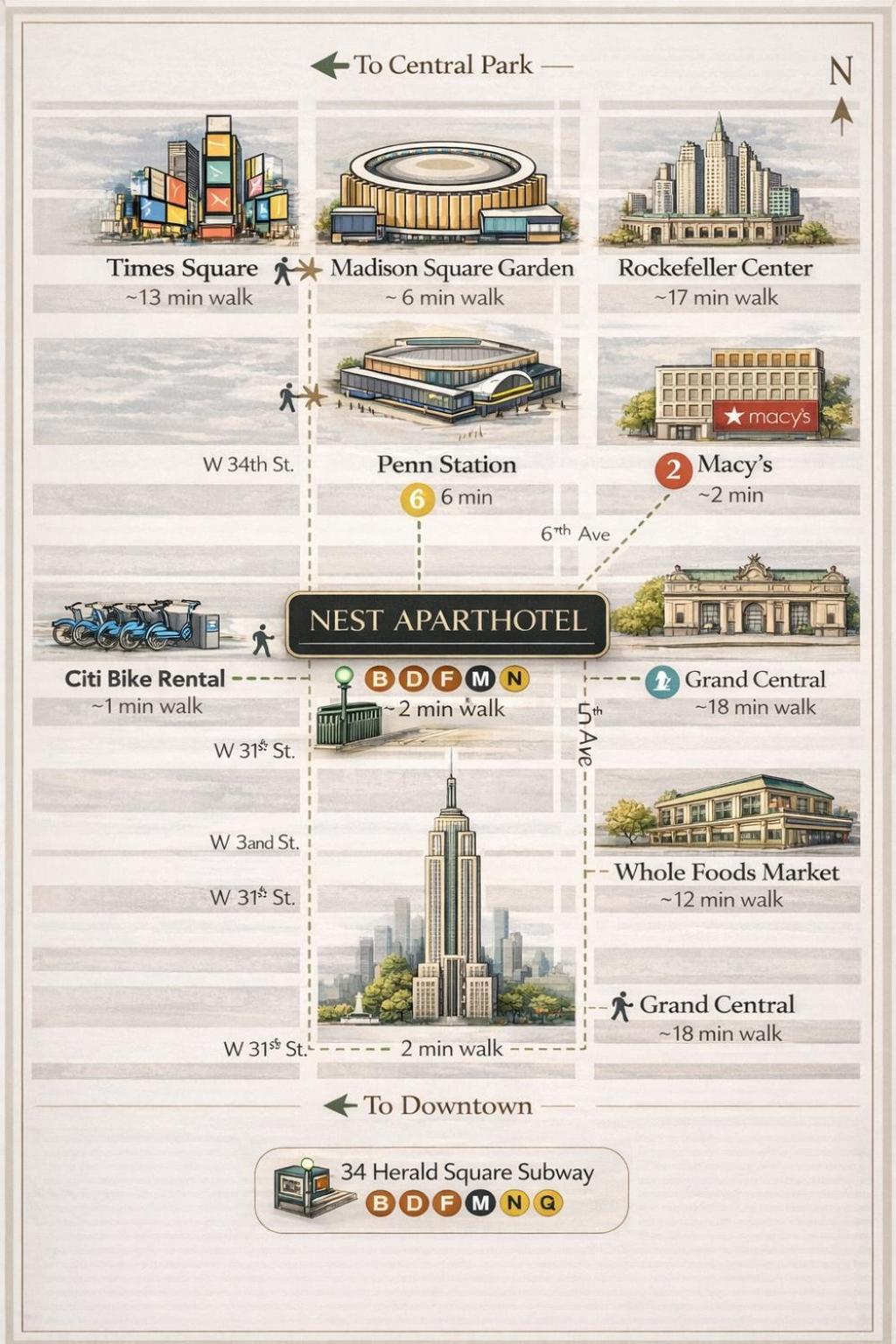Apartment Nest Family - No Window