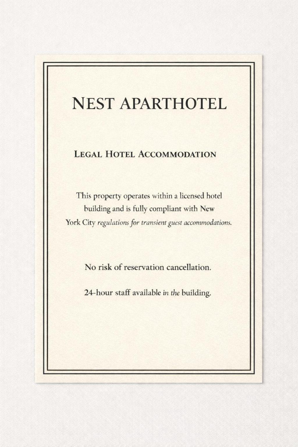 Nest 1 Bedroom With Kitchenette