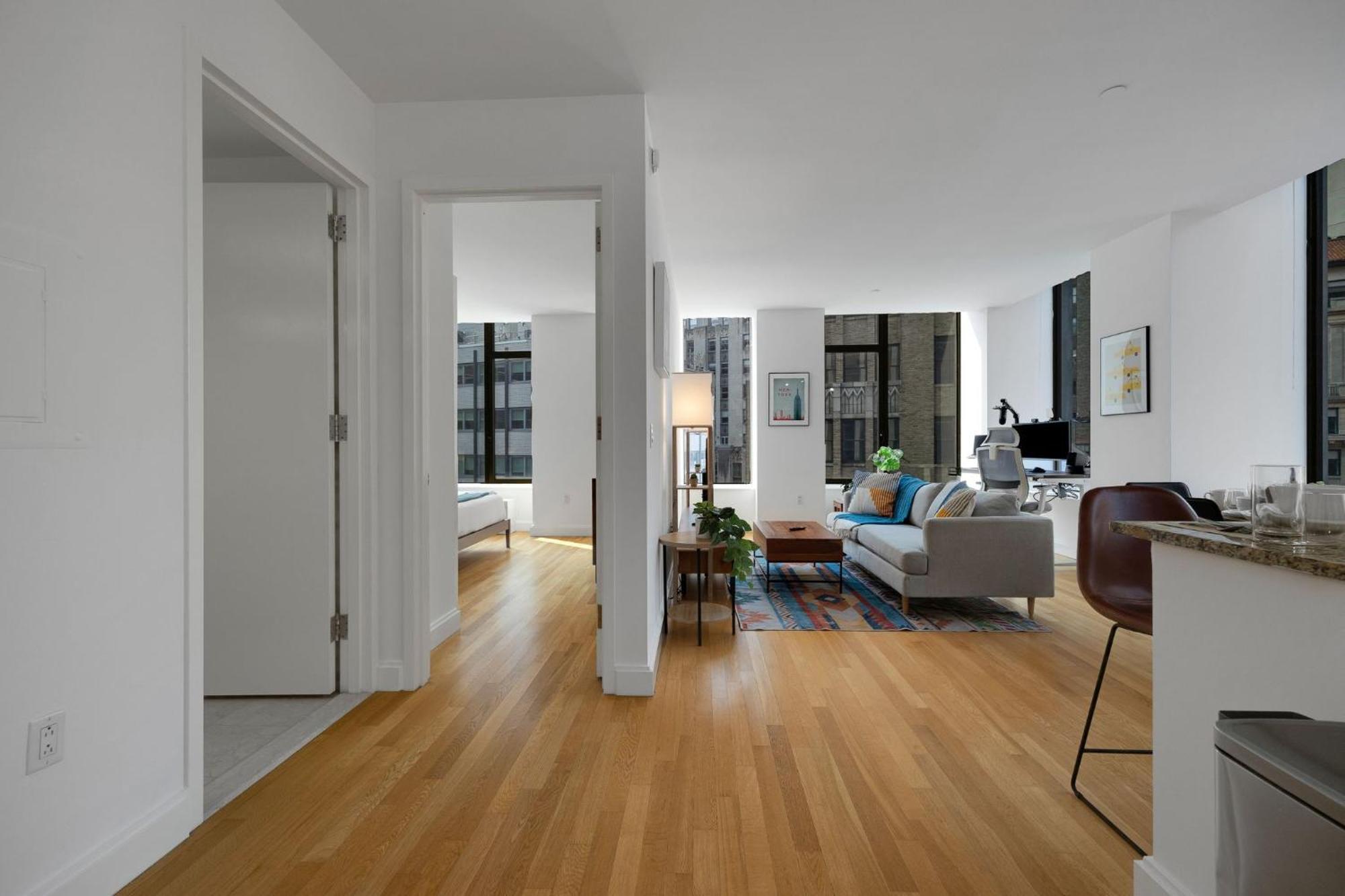 Fidi 1 Bedroom W Work Setupby Anyplace - 11688 Apartment New York