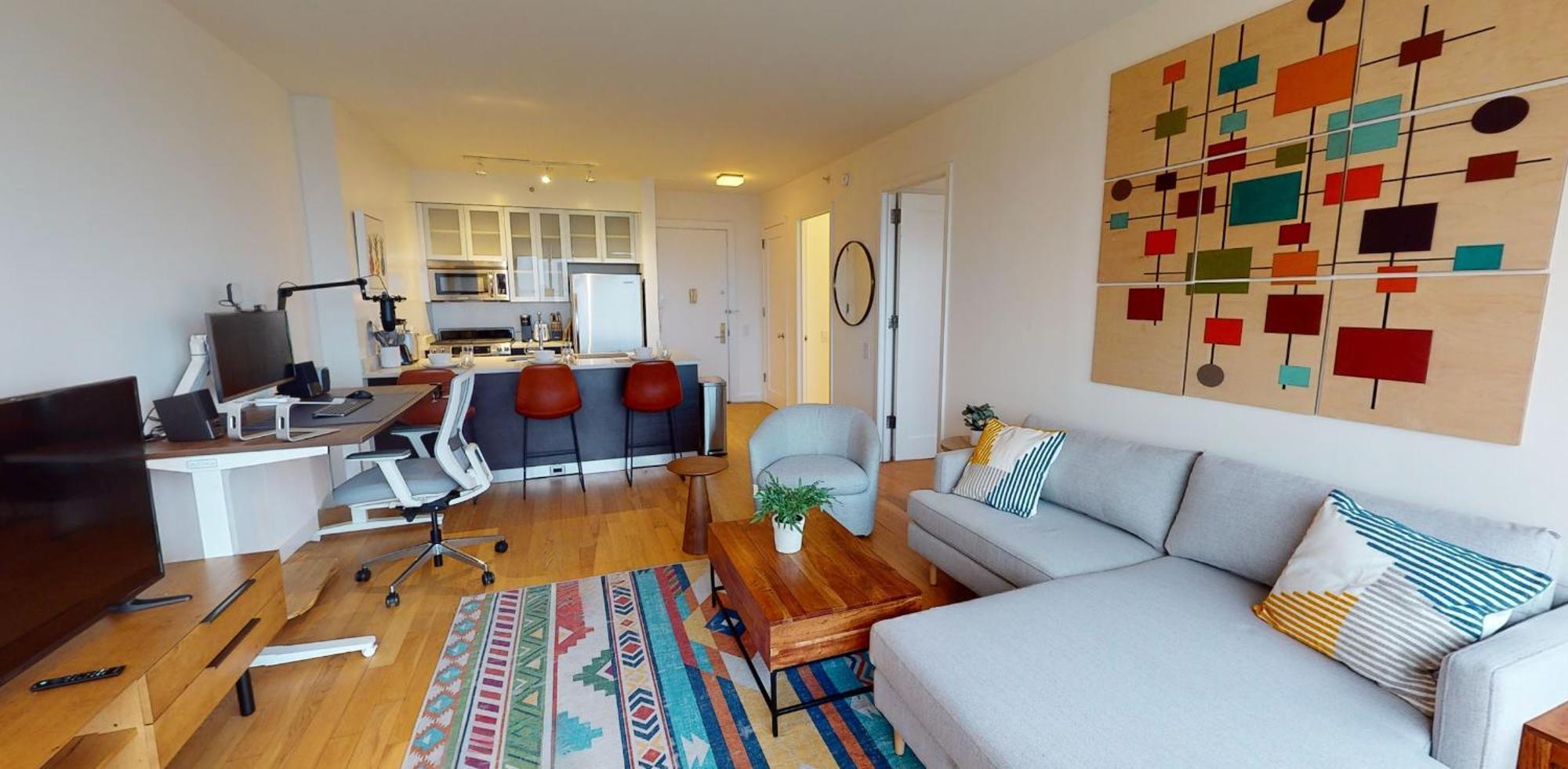 Columbus Square 1 Bedroom W Work Setup By Anyplace - 11623