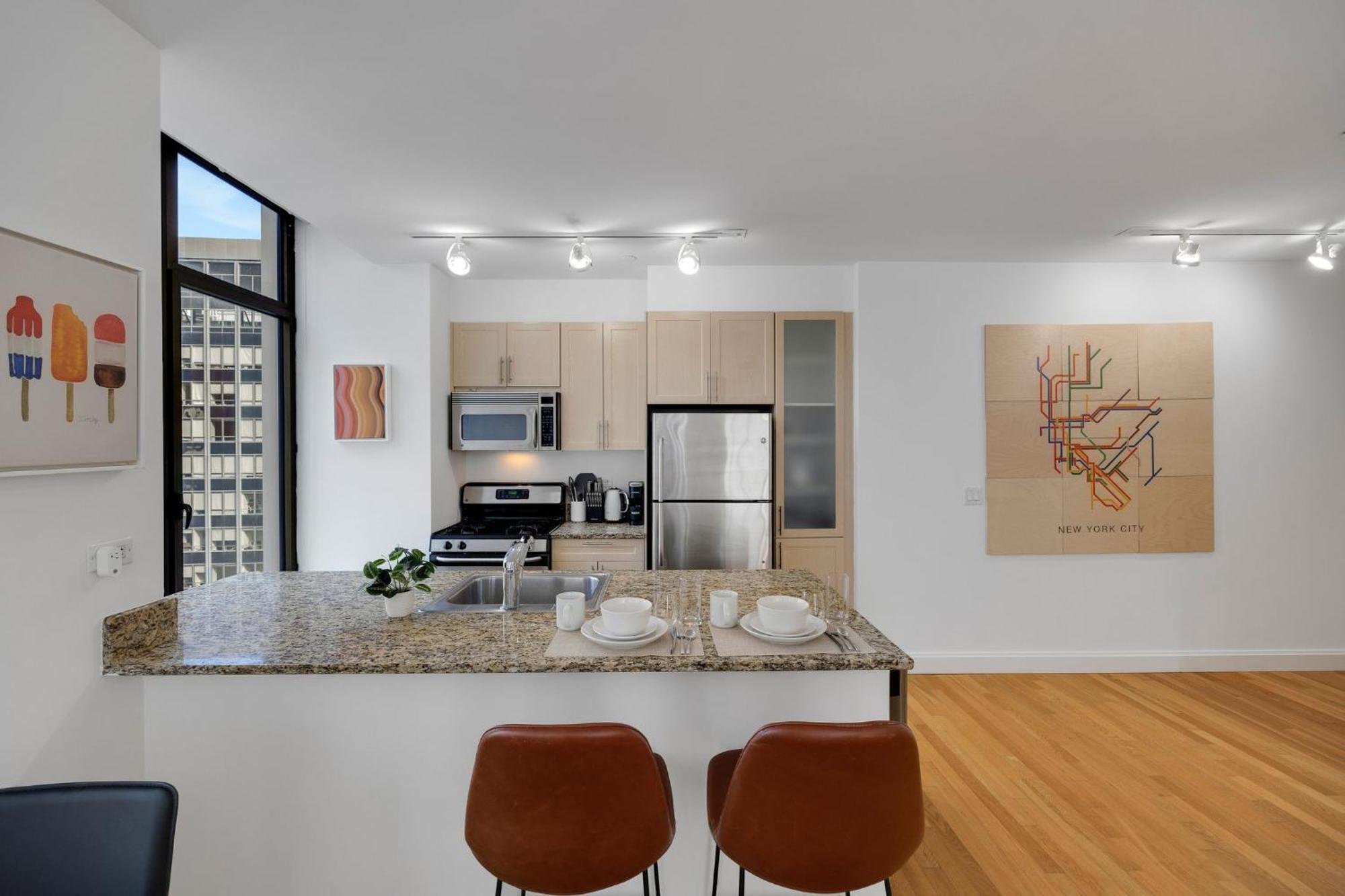 Apartment Fidi 1 Bedroom W Work Setupby Anyplace - 11688 *