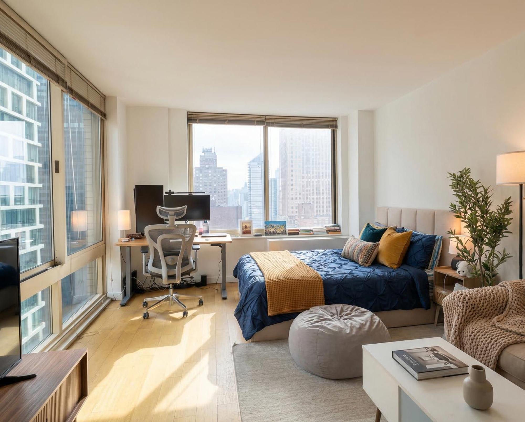 Midtown Manhattan Luxury 1br With Skyline Lifestyle Apartment
