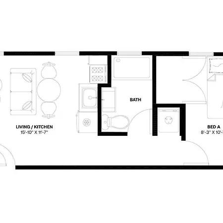 Furnished 521 East Village Apartment