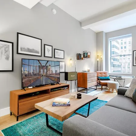 Apartment Fidi Studio W Gym Roofdeck Speakeasy Nyc-45 *
