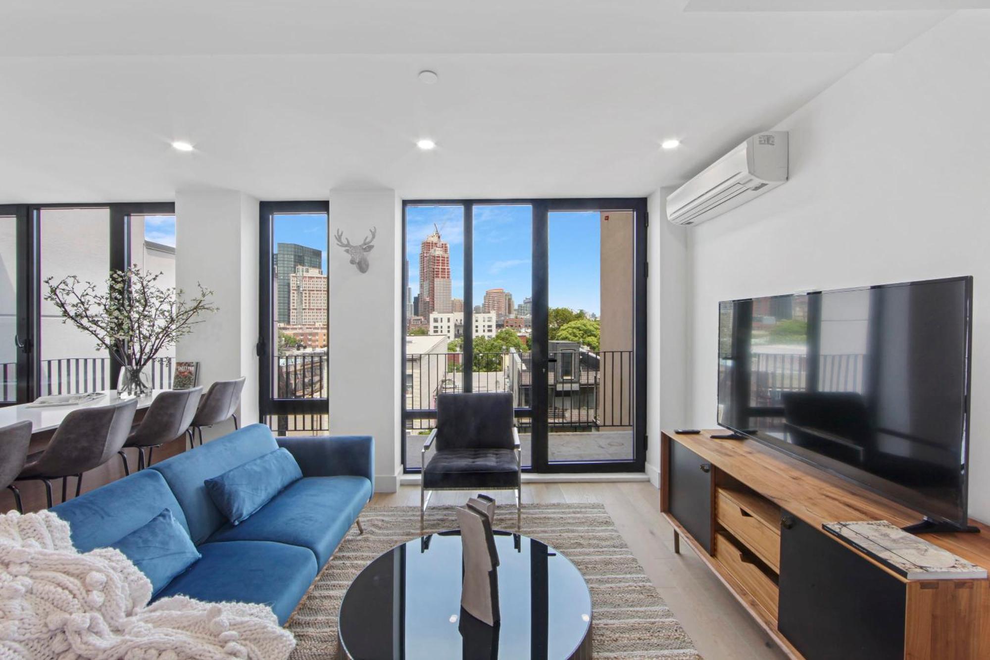 149bk-601 New Ph 2br-2bath Private Rooftop W D New York