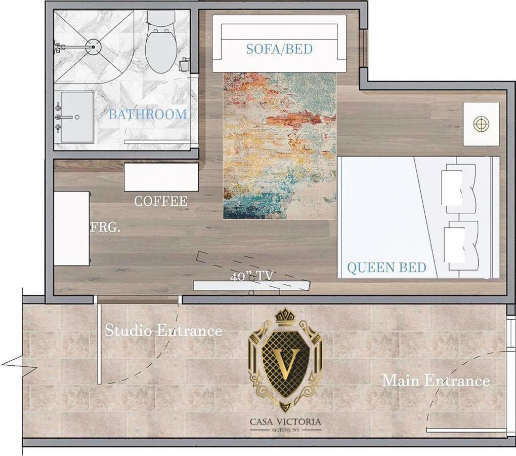 Relaxing Private Studio Near Laguardia Airport Apartment