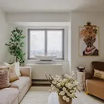 Apartment Skyline Spectacle Modern Designer Studio With Panoramic Nyc Views *
