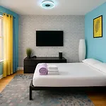 Blue Style In Apartment