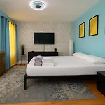 Blue Style In Apartment *