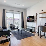 Industrial Style Brooklyn Retreat W Balcony New York