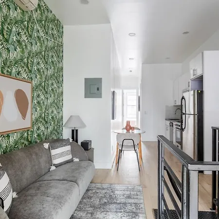 Bushwick 3br Duplex W Wd Garden Nr L M Nyc-1031 *