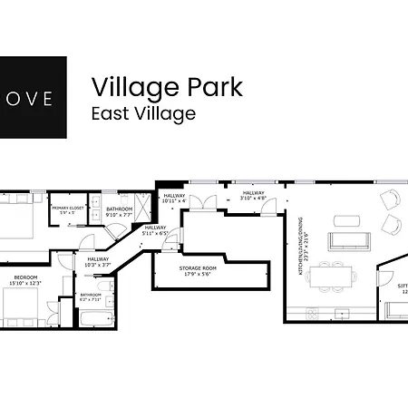 Village Park By Rove 3br With Shared Roof & Gym Holiday home *