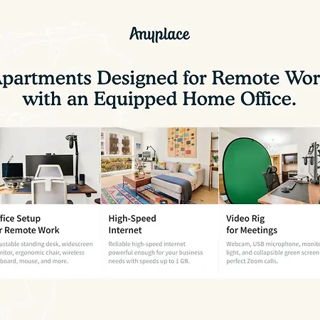 Apartment Long Island 1 Bedroom W Work Setup By Anyplace - 11743 New York