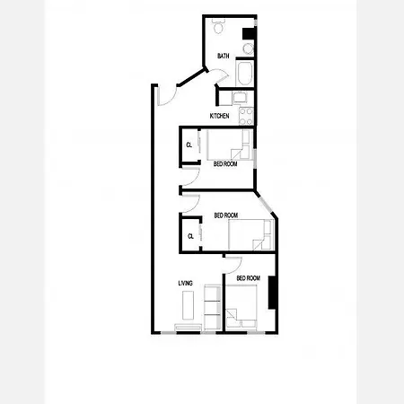 Apartment West 49th Street Apt 5a *
