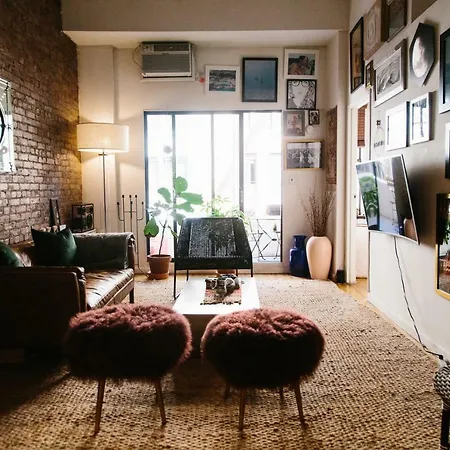 Apartment Chic Sunlit Williamsburg W/private Patio
