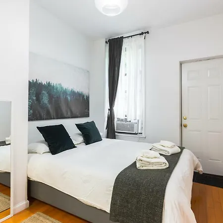 Green Flat With Patio In Artistic Best Bushwick Apartment