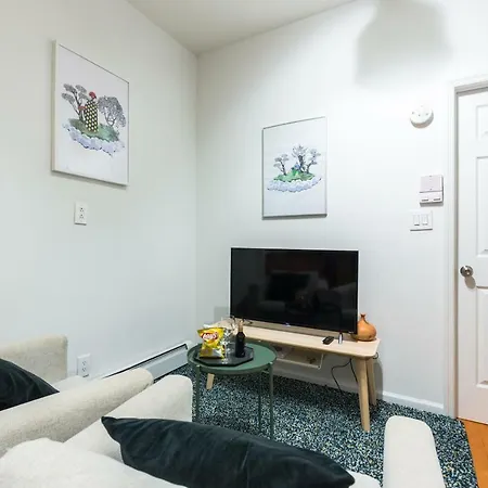 Green Flat With Patio In Artistic Best Bushwick New York