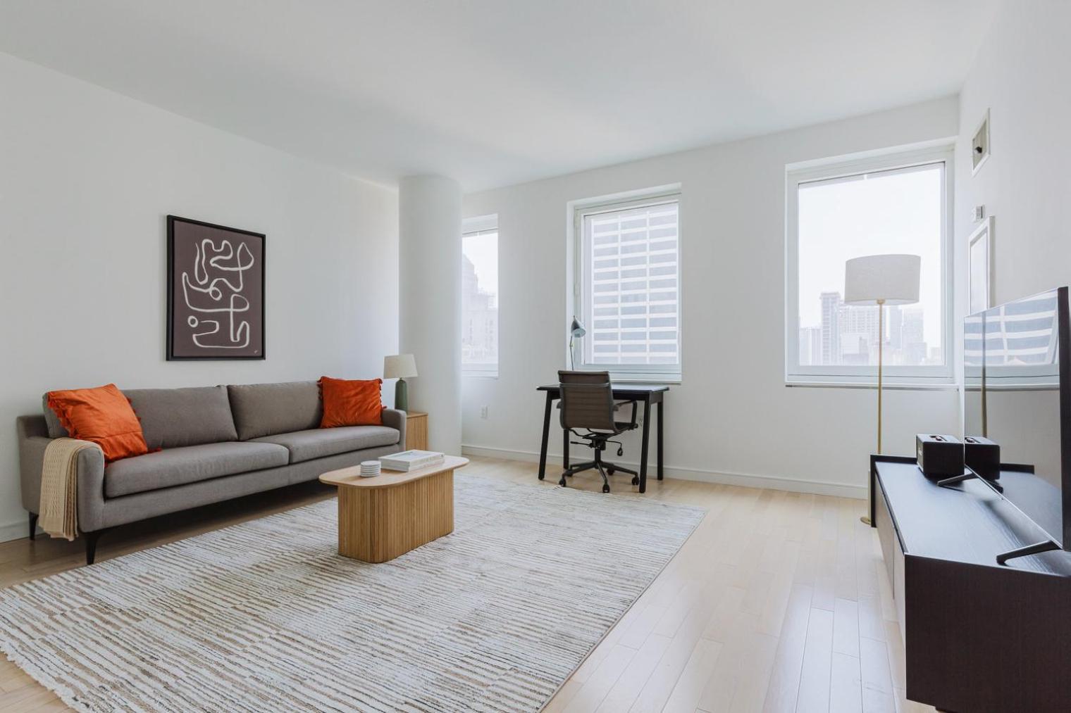 Blueground Midtown Gym Wd Ac Nr Rock Ctr Nyc-1536 Appartement New York
