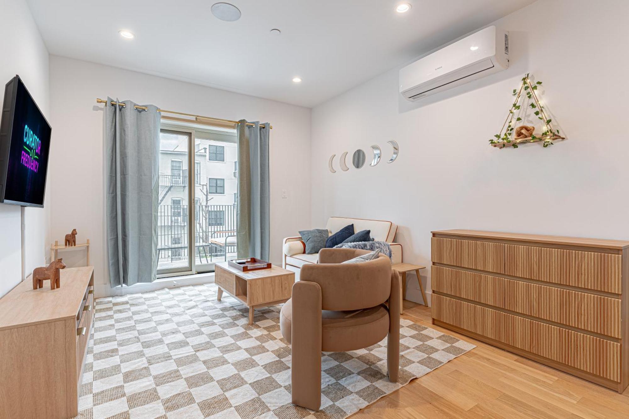 Scandinavian In Brooklyn W Balcony Near Park Apartment