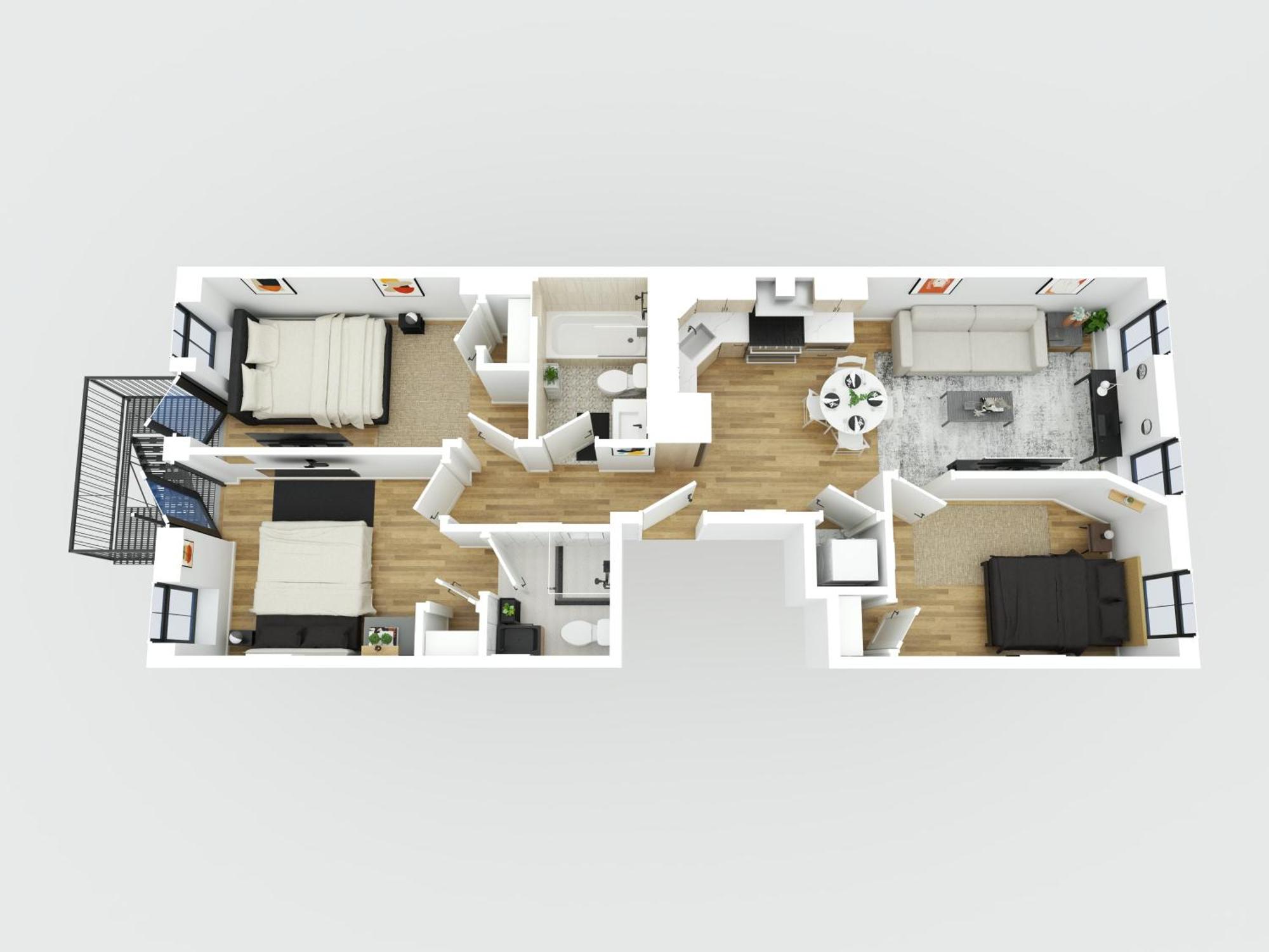 Sunny 3bd Brooklyn Getaway Apartment