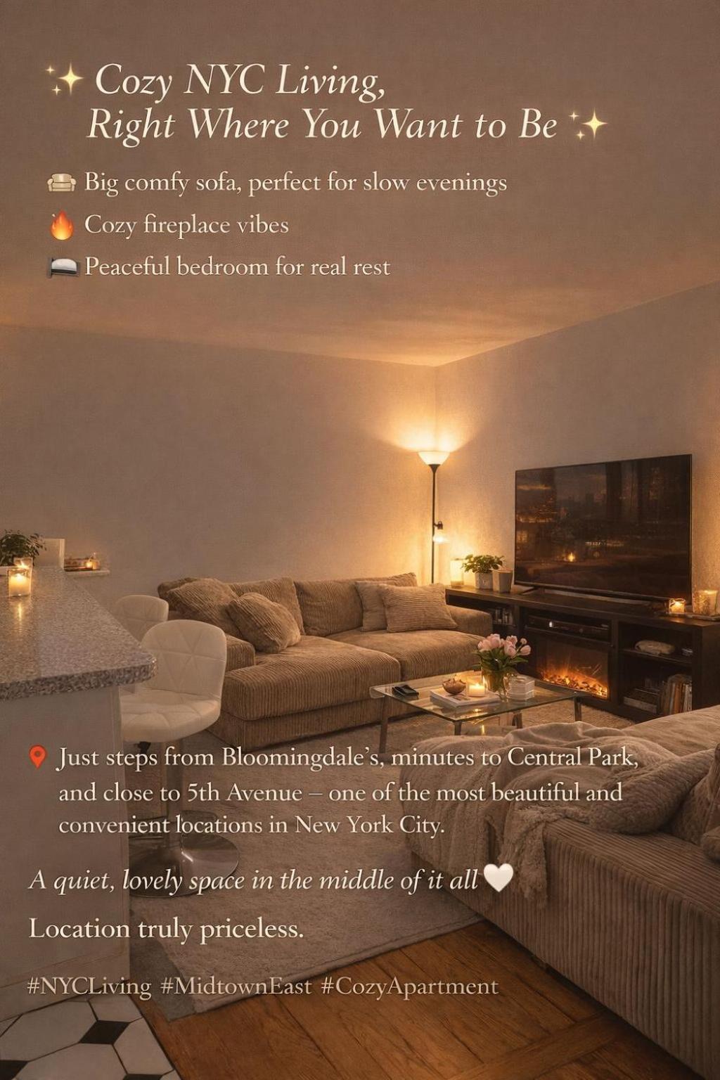 Beautiful Cozy Place In Heart Manhattan